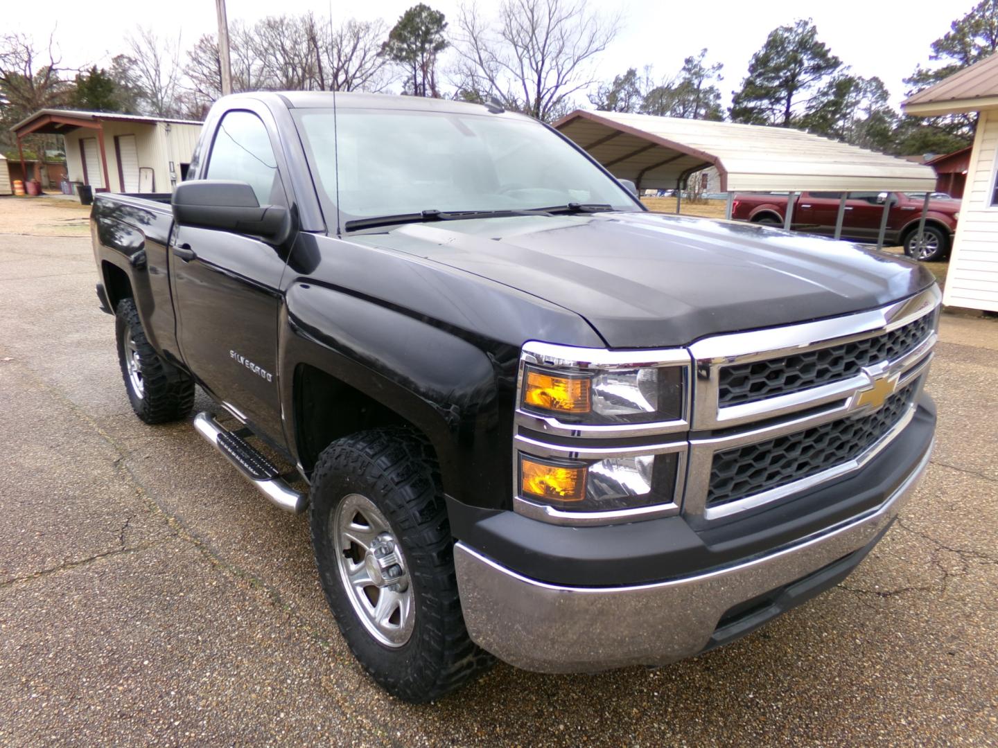 2014 Black /Gray Chevrolet Silverado 1500 Work Truck 1WT Regular Cab 2WD (1GCNCPEH9EZ) with an 4.3L V6 OHV 12V engine, 6-Speed Automatic transmission, located at 401 First NE, Bearden, AR, 71720, (870) 687-3414, 33.726528, -92.611519 - Photo#18